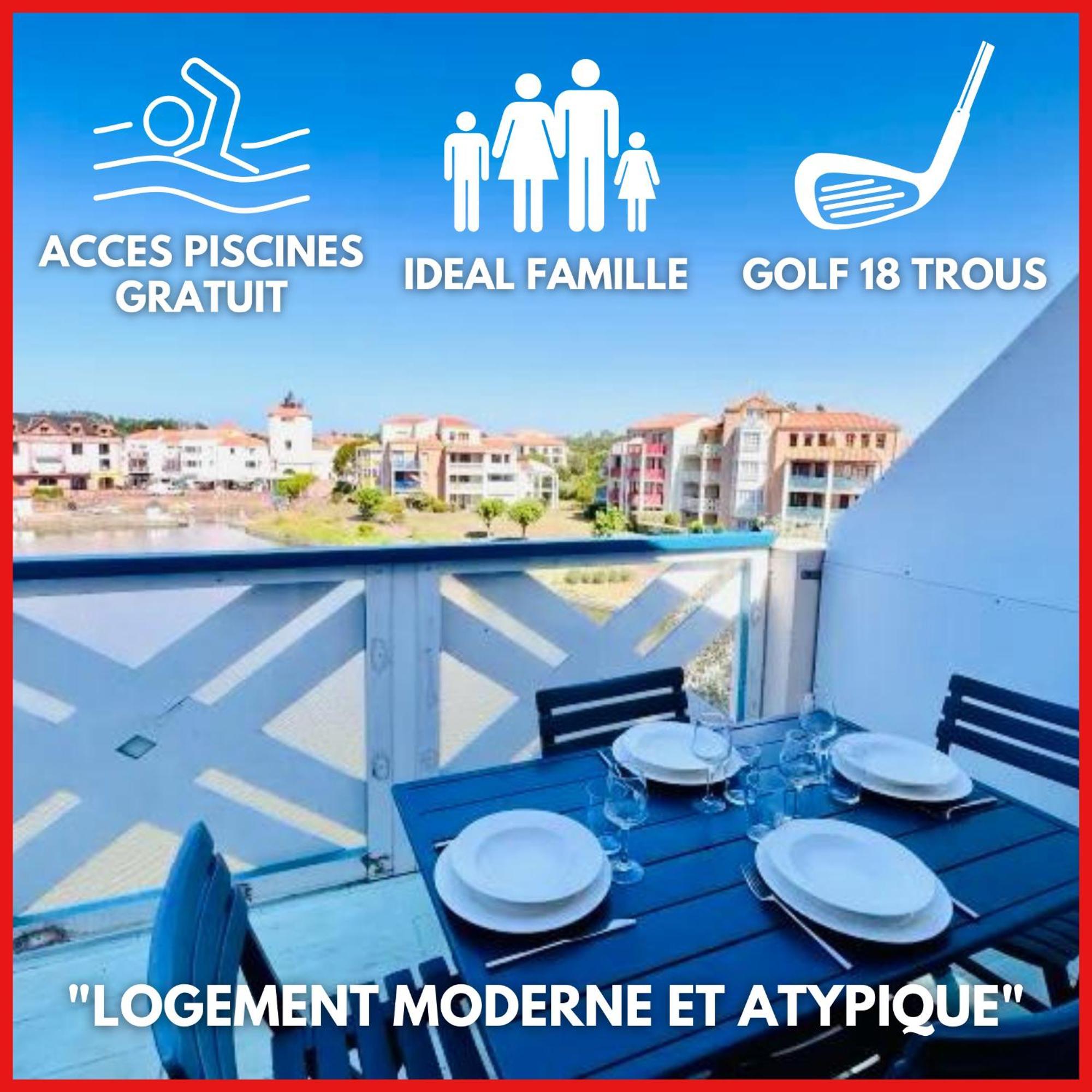 "Le Filet Du Lac" Appartement Atypique, 5 Personnes, Duplex, Vue Lac, Acces Parc Aquatique Gratuit Talmont-Saint-Hilaire Ngoại thất bức ảnh